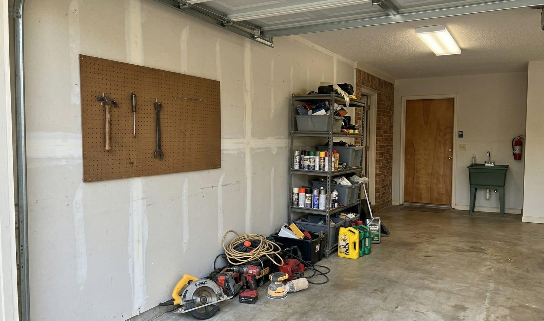 Wall system before installation